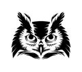 Owl head vectorÃ¢â¬â stock illustration file